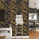 Art Deco Floral  Wallpaper